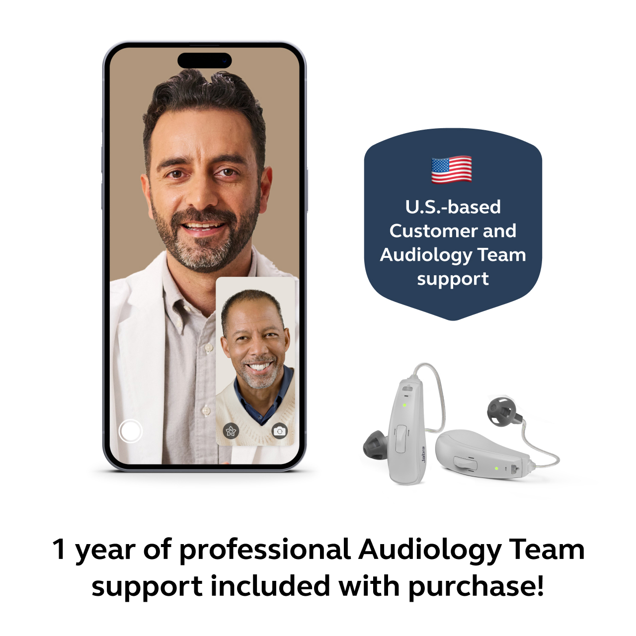 Jabra Enhance Select 50R w/Premium Care, Gray, image number 4