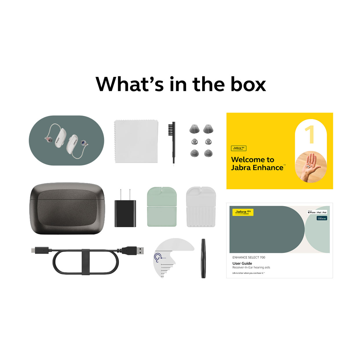 Jabra Enhance Select 700 w/Premium Care, Sand image number 10