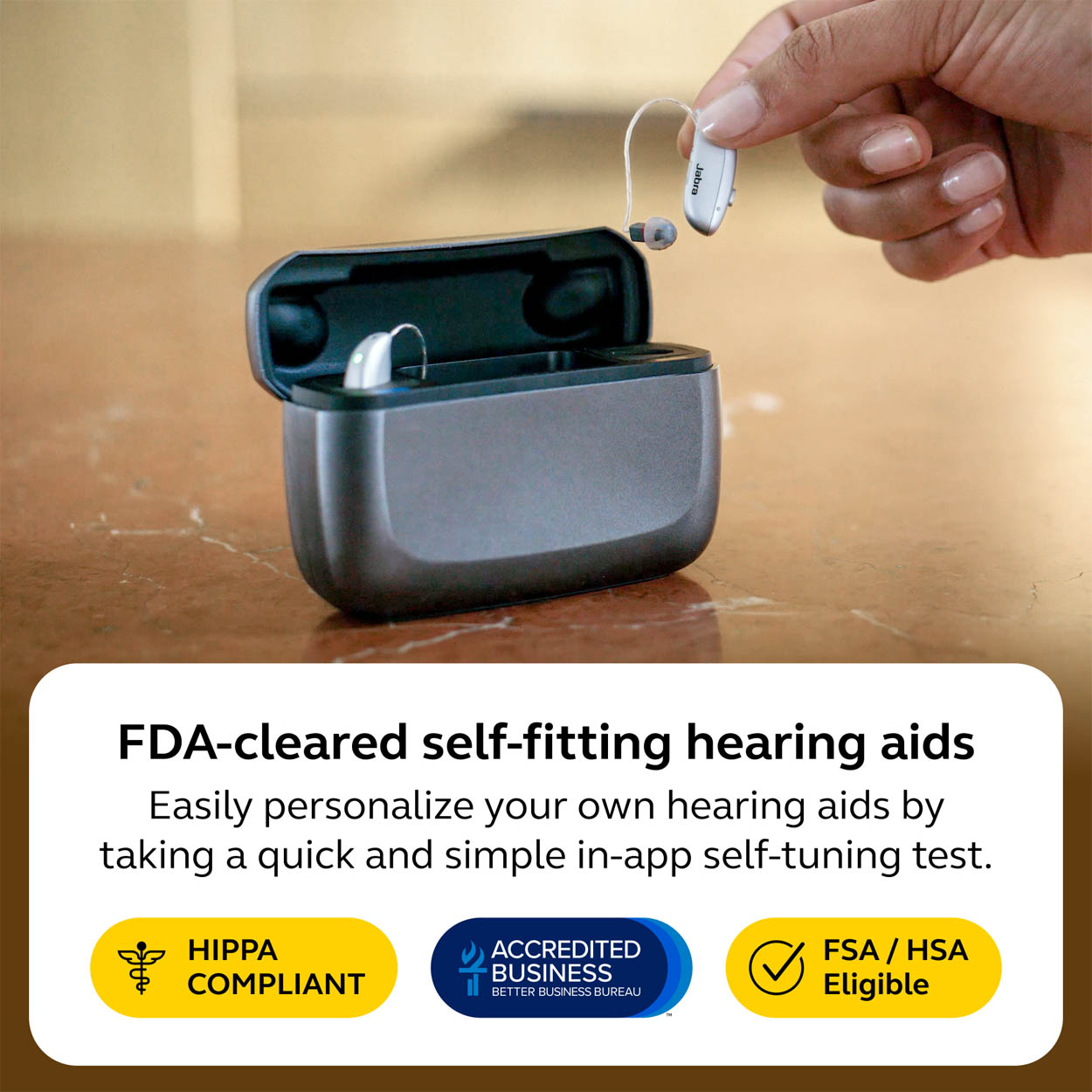 Jabra Enhance Select M1, Gold, image number 3